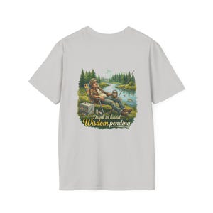 Fishing T-Shirt | Riverside Relaxation Graphic Tee | Vintage Outdoor Apparel
