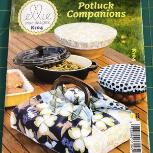 Ellie Mae Designs /  K104 / Potluck Companions / New Uncut Pattern / Sewing Pattern / K104 Ellie Mae