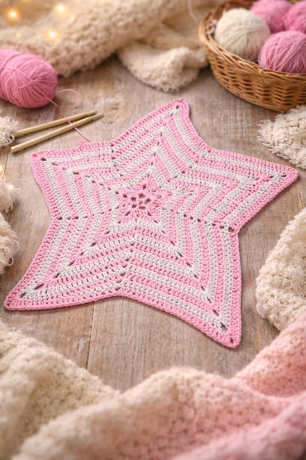 40 Fabulous Crochet Star Blankets and Patterns You Must Make 10 Crochet Star Blanket Step by step