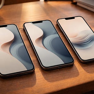 Pack de 20 Fondos de Pantalla Modernos - Diseño Sofisticado de Formas Fluidas, Colores Tierra y Neutros, Estética Minimalista para Móvil