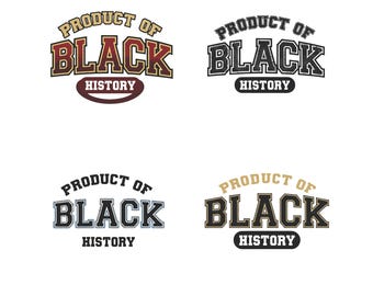 Producto del paquete SVG PNG de Historia Negra, PNG del Mes de la Historia Negra, Diseño de camiseta del Orgullo Afroamericano, Clip de tipografía de Juneteenth, Sublimación
