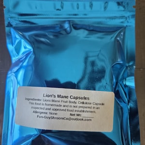 Lion’s Mane Mushroom Capsules — Small‑Batch, Premium, Locally Crafted afbeelding 2