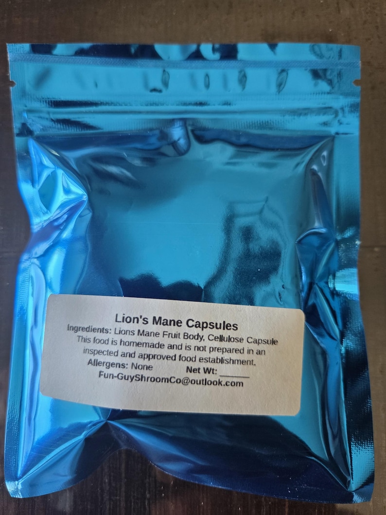 Lion’s Mane Mushroom Capsules — Small‑Batch, Premium, Locally Crafted afbeelding 2