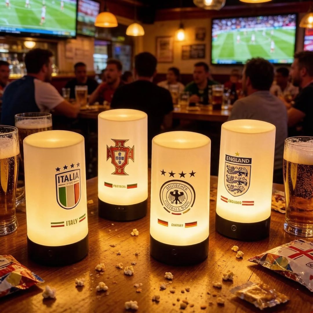World Cup Football Team LED Night Light, Soccer Fan Atmosphere Lamp,usb ...
