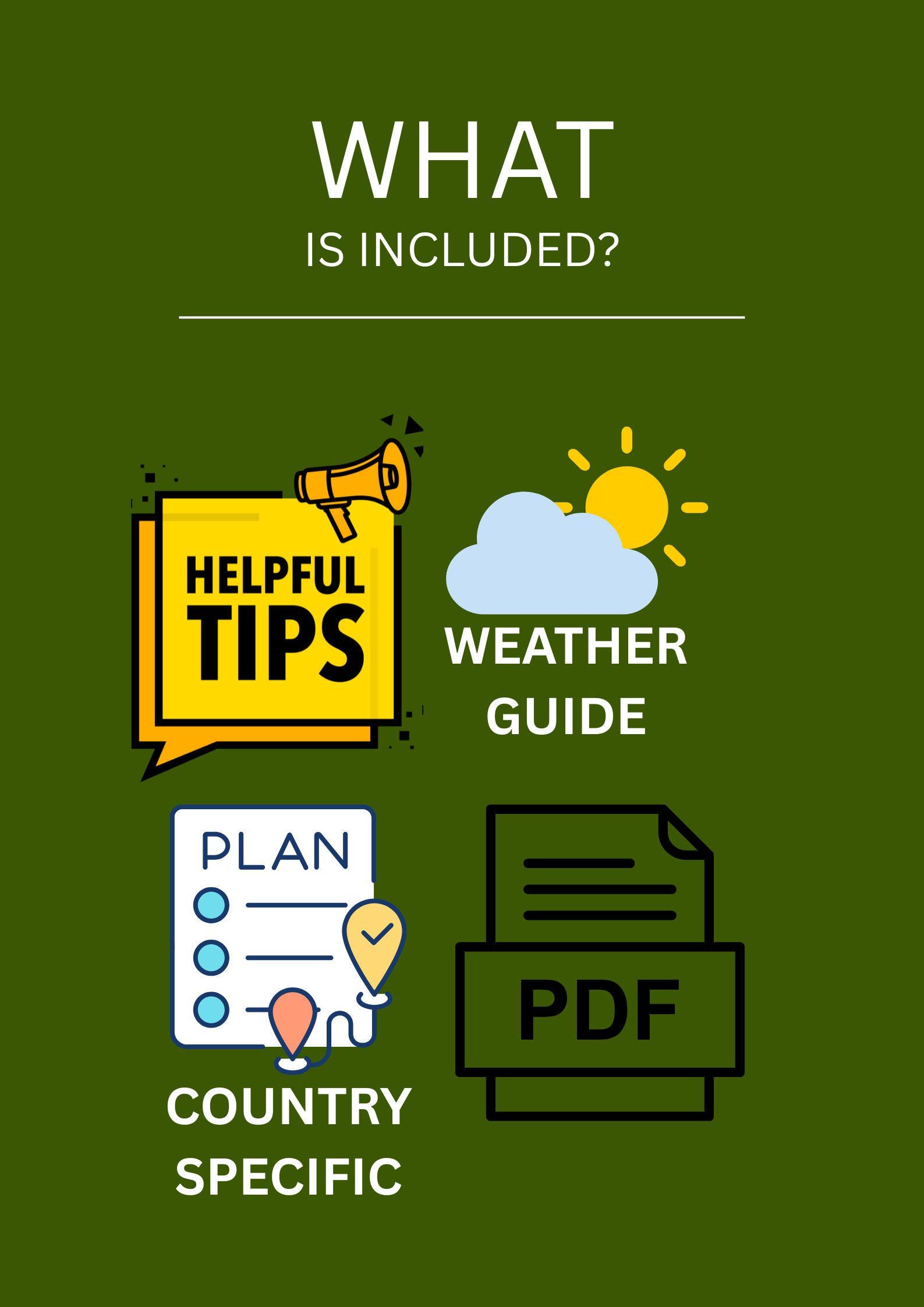 Italy Packing Checklist – Printable Travel Planner for Stress-free ...