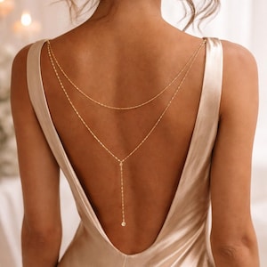 Backless Necklace - Etsy