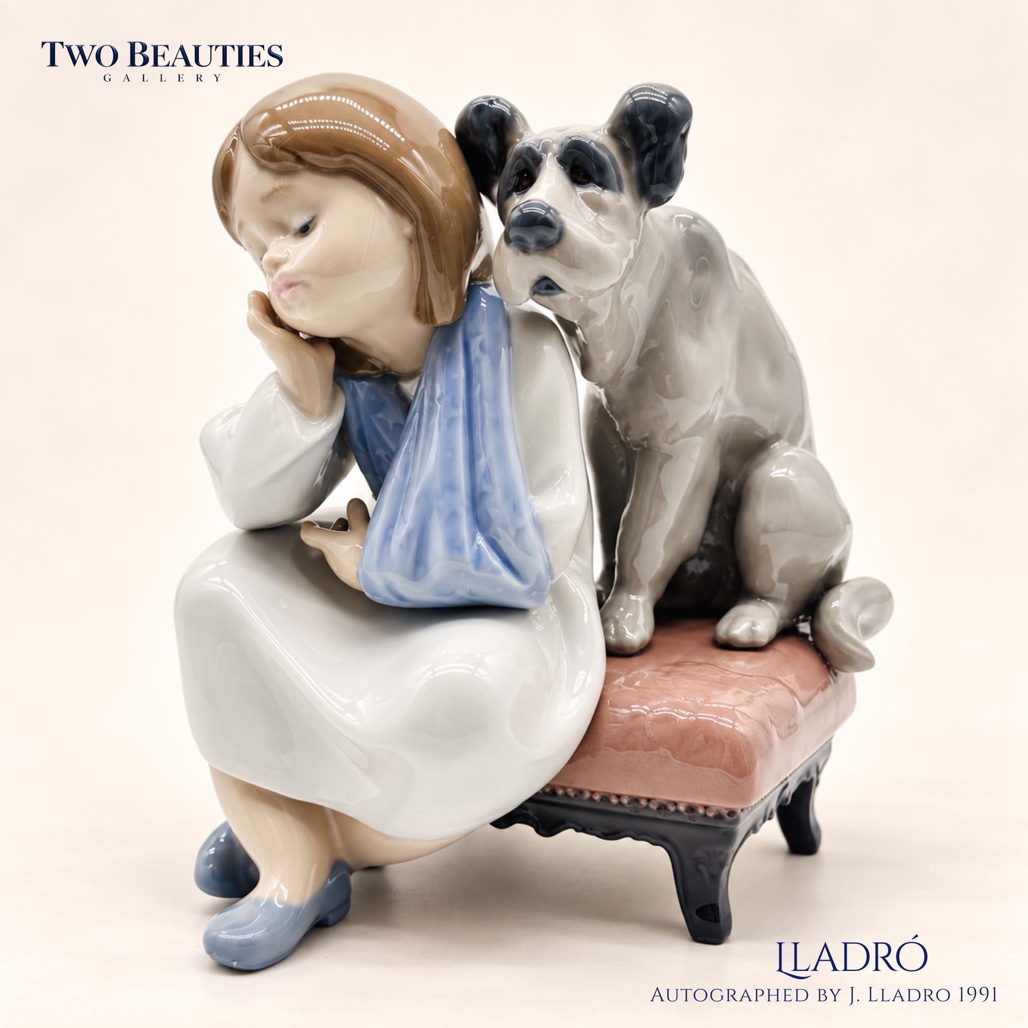 Lladro Girl With Dog - Etsy