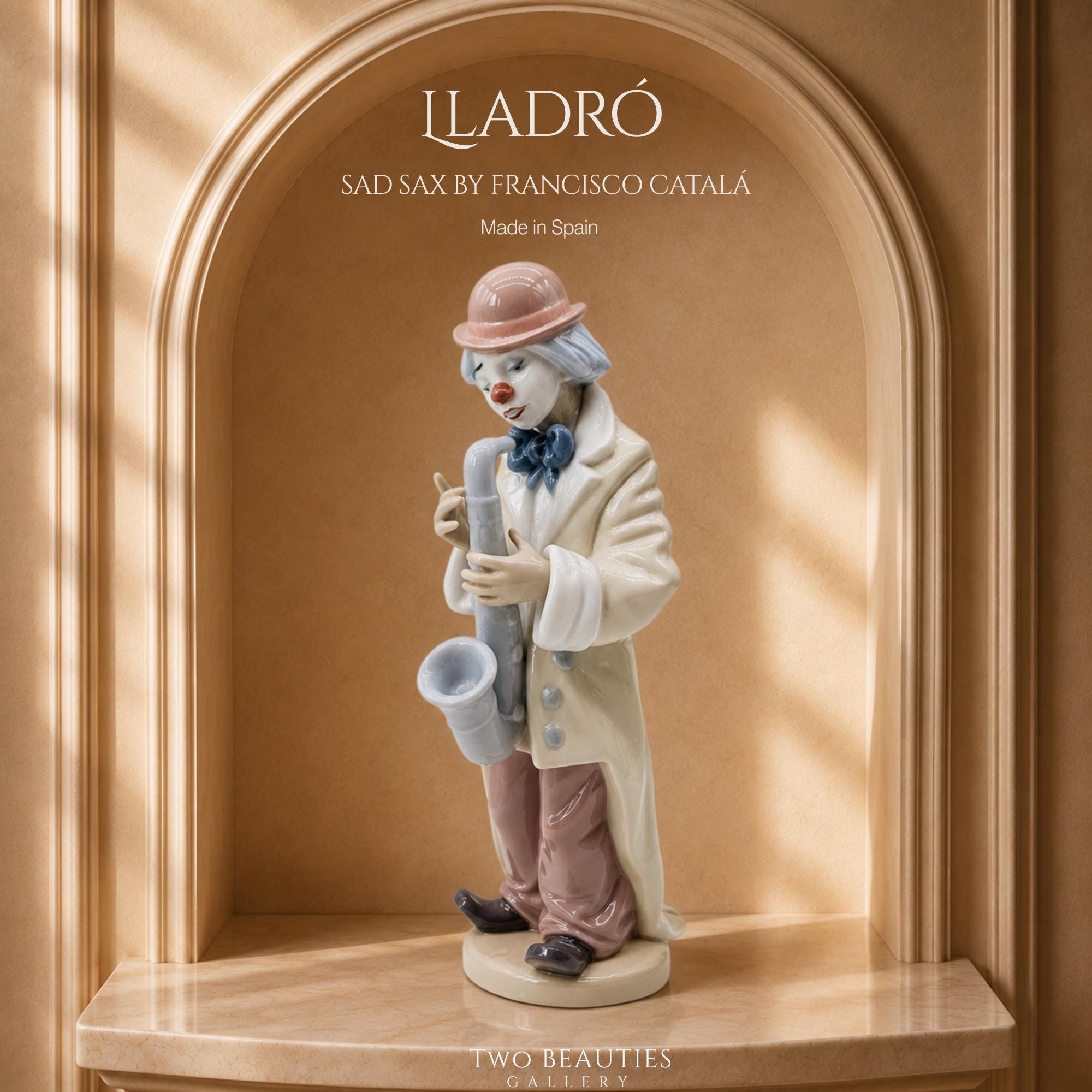 Lladro Sad Sax Clown - Etsy