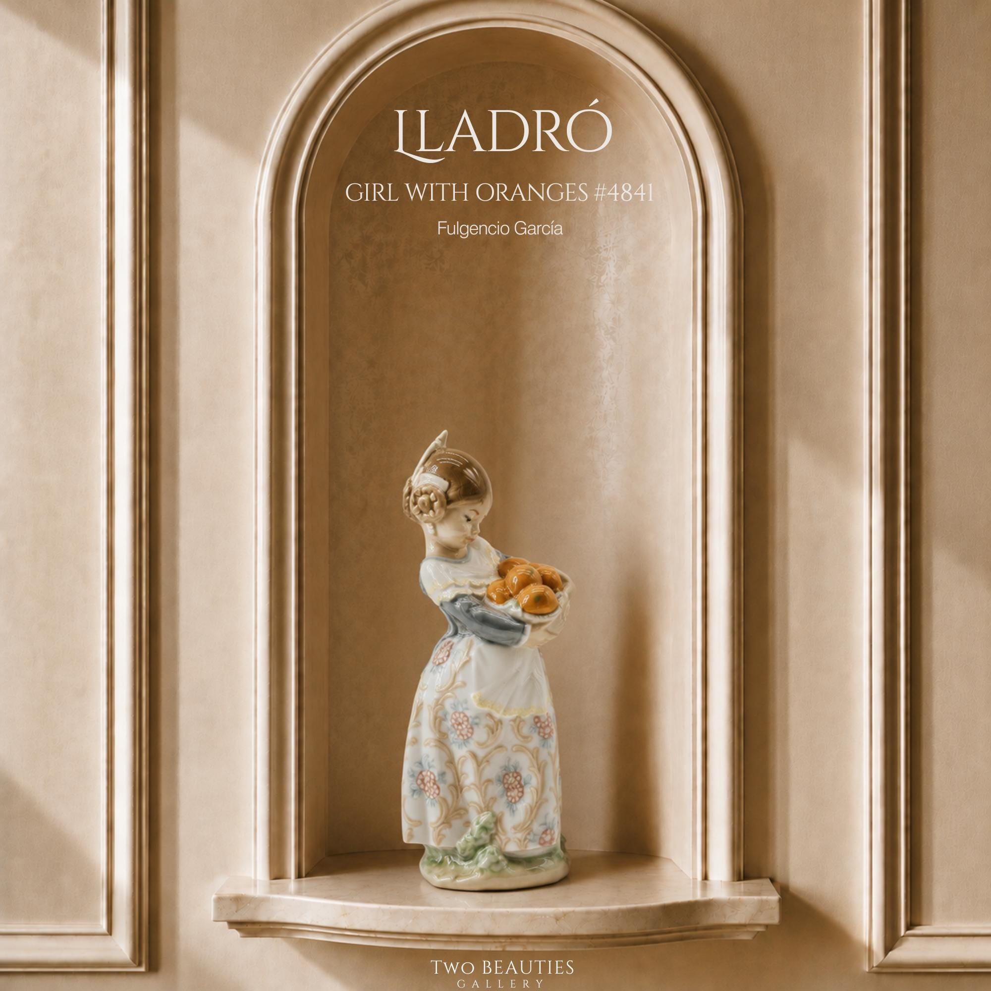 Lladro Valencia Girl With Oranges - Etsy