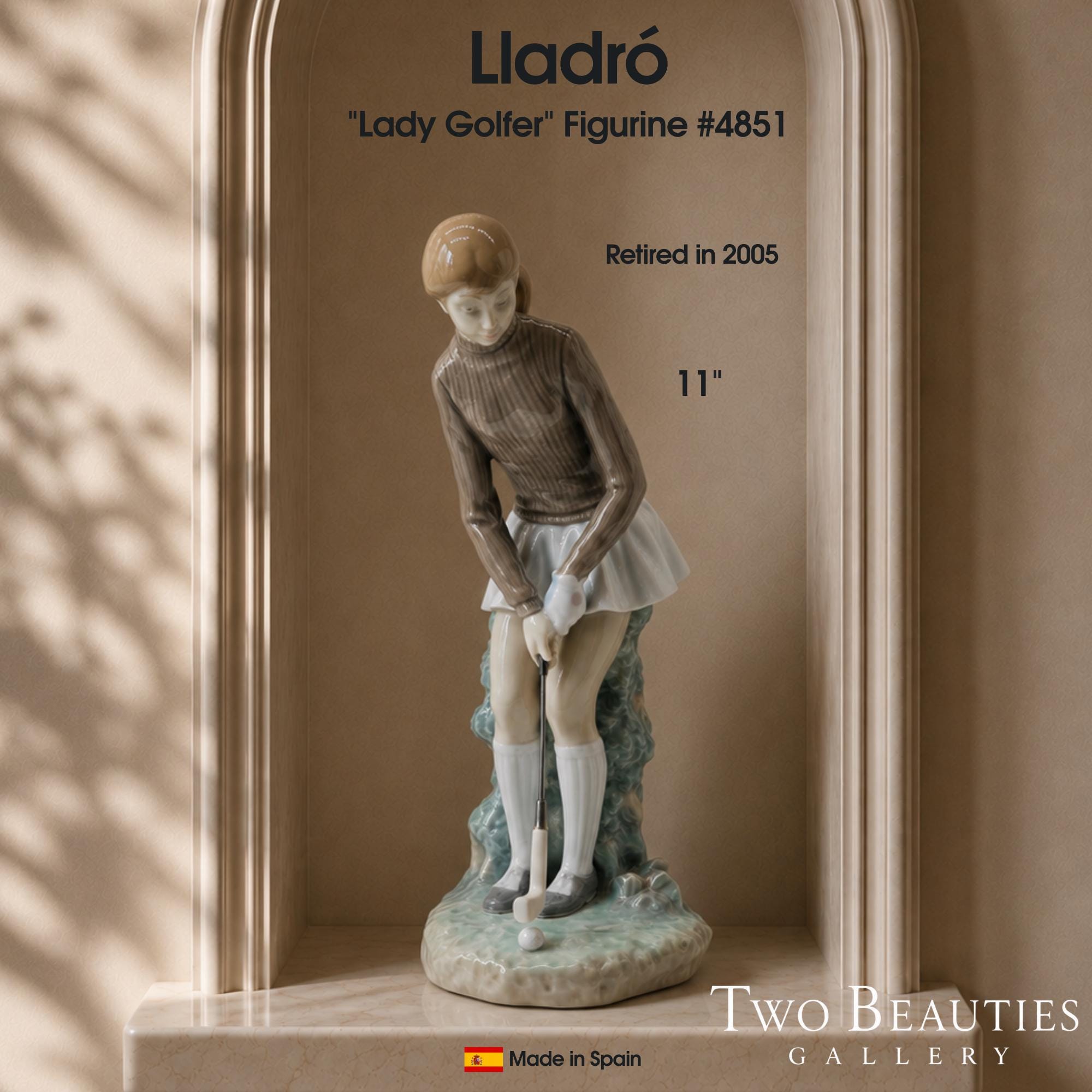 Lladro Lady Golfer - Etsy
