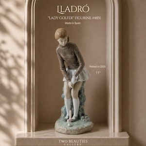 Lladro Lady Golfer - Etsy