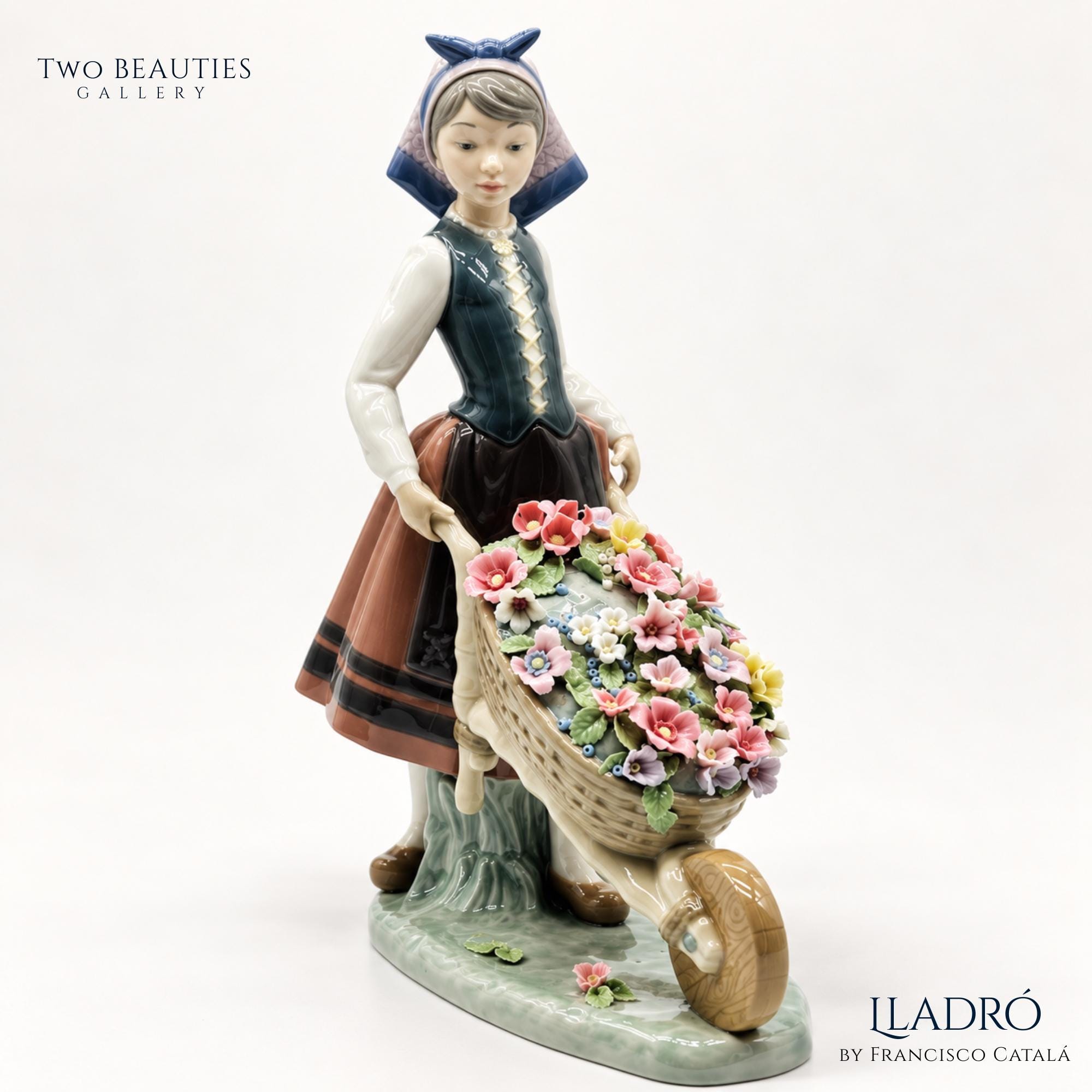 Lladro Girl Figurine With Flowers - Etsy - Page 6