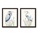 Watercolor Heron Print Set No. 1, Bird Prints, Giclee, Art Print, Coastal Art, Wall Art, Coastal Decor, Beach Cottage Decor, Nautical Art 