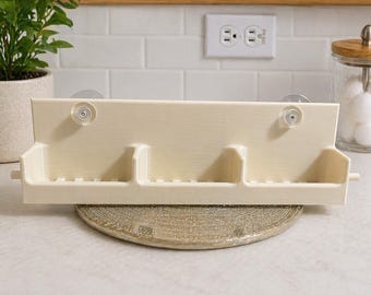 Little Basics Triple Soap Holder | Shower & Counter Organizer