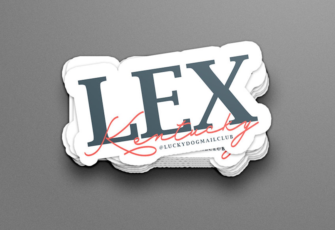 LEX Kentucky Vinyl Sticker waterproof UV Resistant Etsy UK