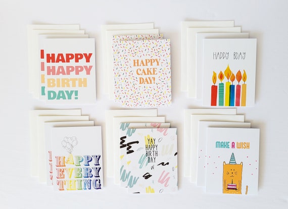 Lot Of Hallmark Cards Birthday Video Greeting Mini Cards New W/ Envelopes  Love