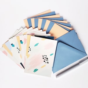Paint Your Dreams Mini Greeting Card Pack with Envelopes (10-Pack, A2 Size, Thank You Cards Set, Just Because Gifts, Thank You Card)