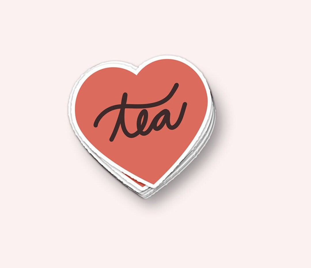 Tea Love Vinyl Sticker (waterproof, UV Resistant, Tea Lovers Gift ...