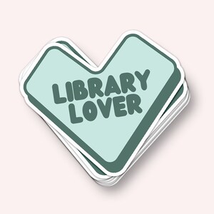 Pegatinas de vinilo para amantes de la biblioteca (pegatinas impermeables, arte para ratones de biblioteca, artículos de biblioteca, pegatinas para portátil, pegatinas de libros, pegatinas para botellas de agua)
