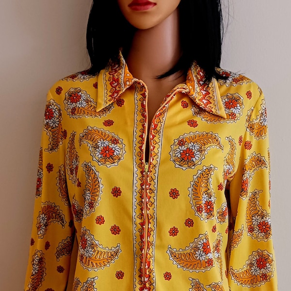 60's Vera Neumann Poly Blouse