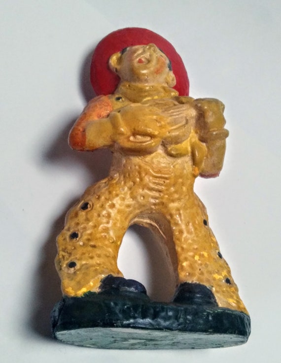 Vintage Chalkware Singing Cowboy Vintage Chalkware Singing Cowboy