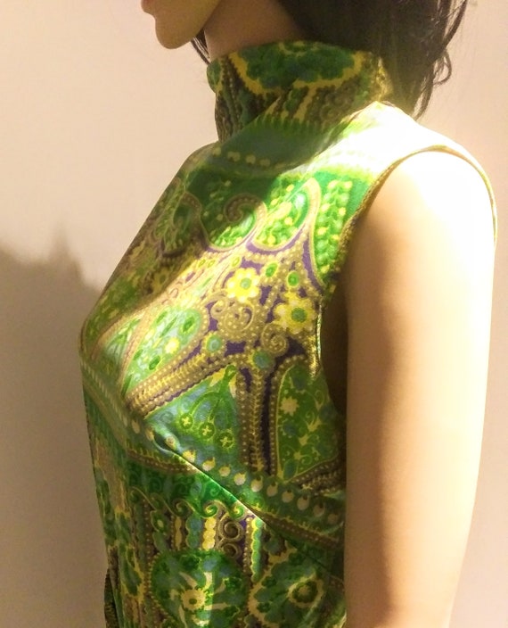 Vintage Mod, 1960s Midi Dress of Polyester - image 5