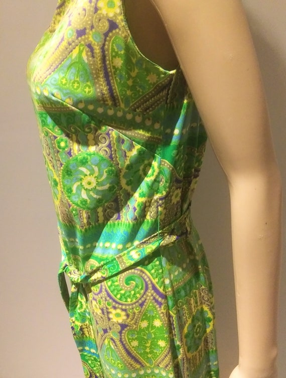 Vintage Mod, 1960s Midi Dress of Polyester - image 3
