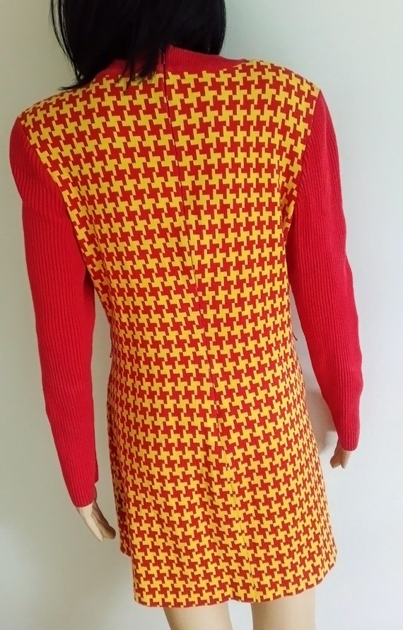 Vintage Bill Blass Knit 60s Mod Dress - image 2