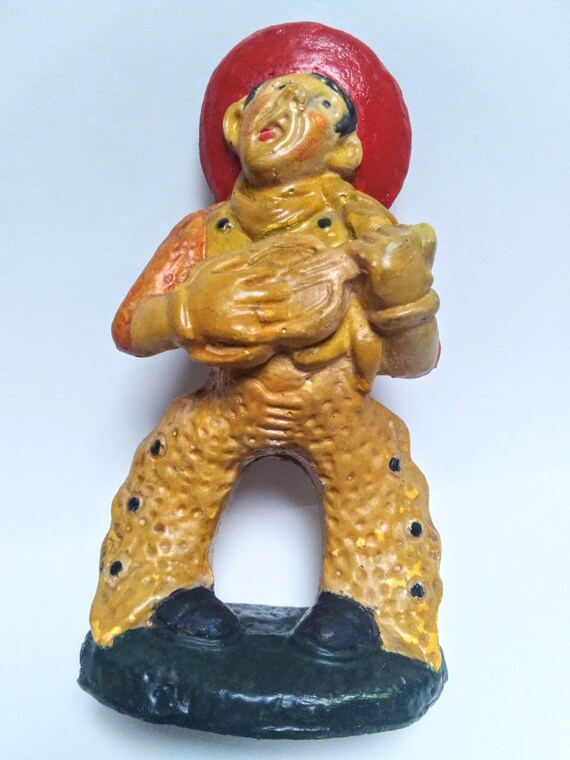 Vintage Chalkware Singing Cowboy Vintage Chalkware Singing Cowboy