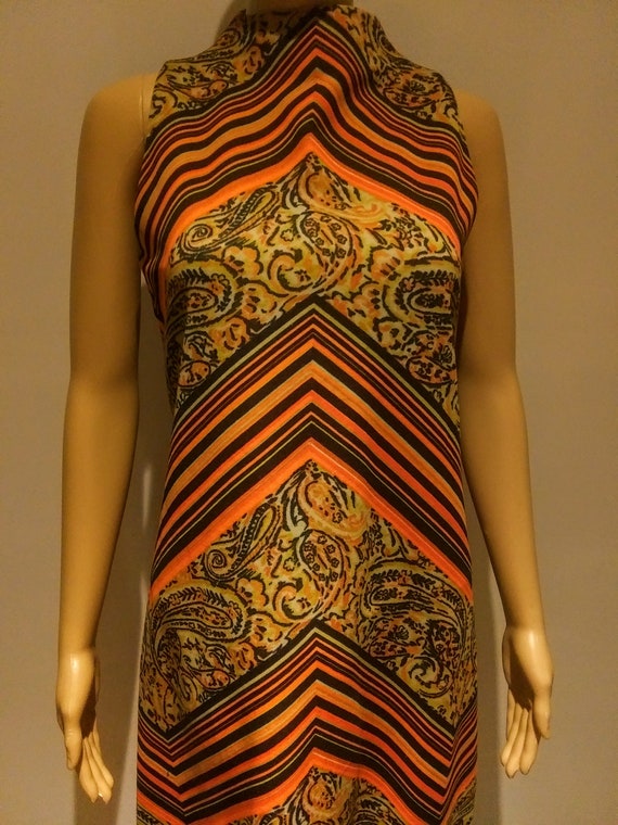 Mod Polyester Midi -1960's - 70's