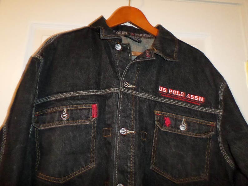 us polo assn jean jacket