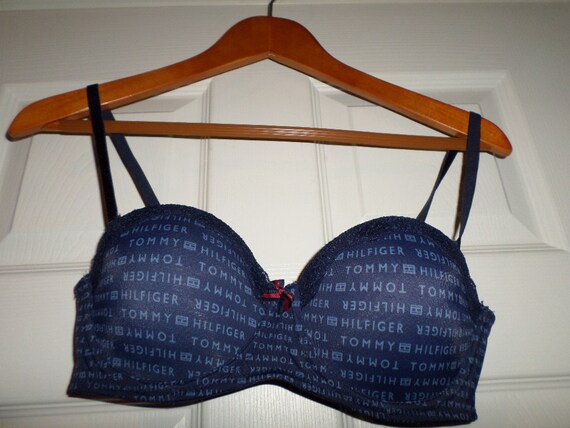 tommy hilfiger bralette red and blue