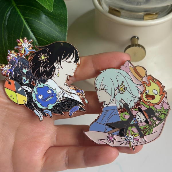 Howl & Sophie Enamel Pin