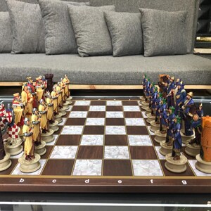チェスセット　最高級アフリカ彫刻(牙彫、黒檀彫) 激レア　手彫り Ivory chess set - Etsy 日本