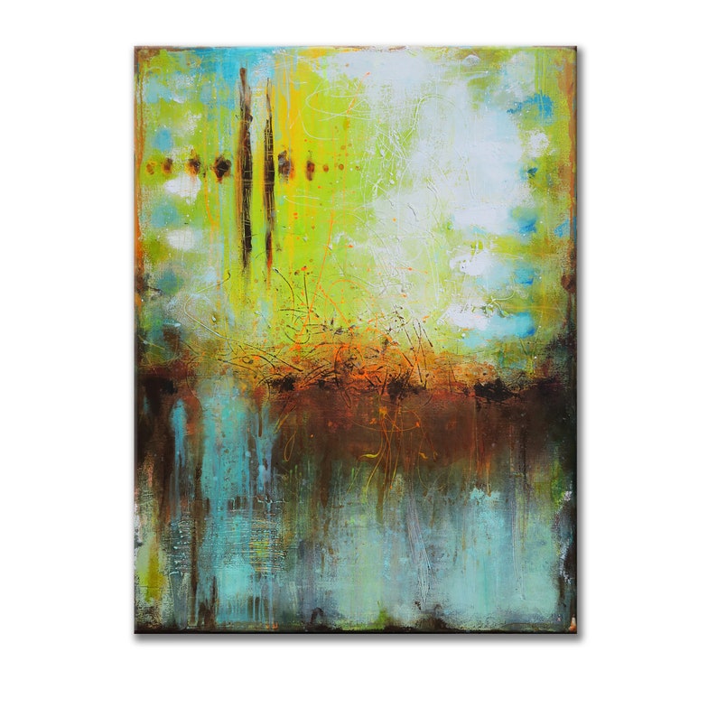 Extra Large Scale Canvas Original Abstract Painting Unreveled Etsy