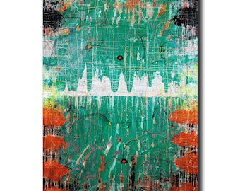 Large Abstract Painting Original Abstract Painting Canvas Color Acrylic Painting Living Room Wall Art Vertical painting Colorful Painting