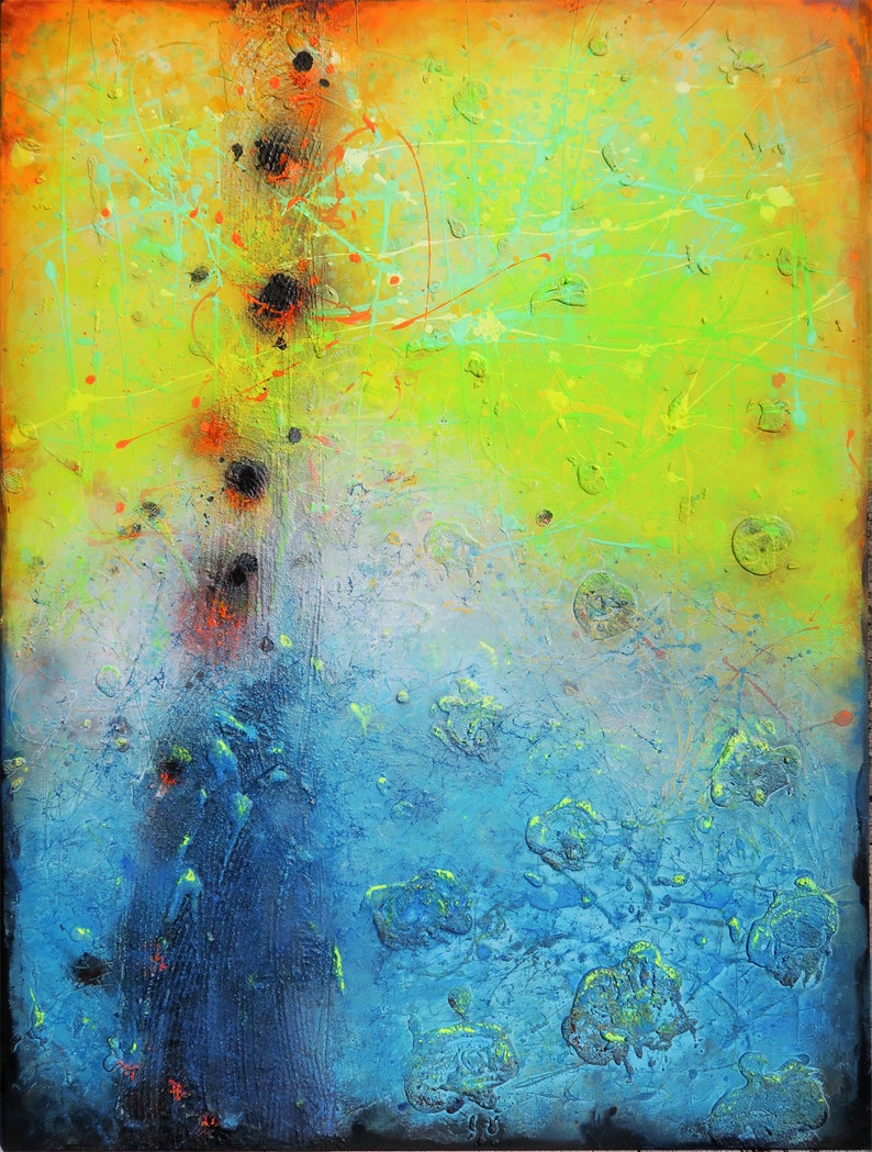 Extra Large Scale Canvas Original Abstract Painting Etsy