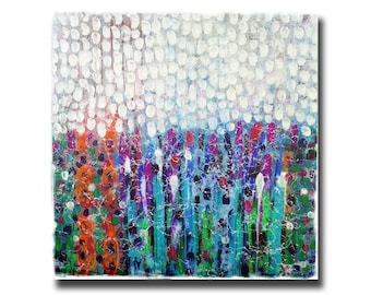 Large Original Abstract Painting 36x36 inches, Canvas Painting Abstract Wall Art Acrylic  Original Artwork Loft Art Urban Art Minimal Art