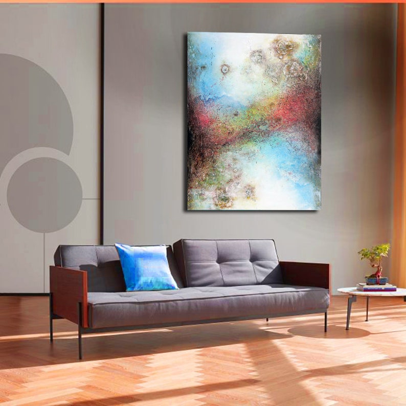 Extra Large Scale Canvas Original Abstract Painting Etsy