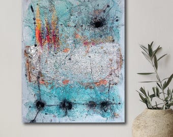 Art Painting Canvas painting ORIGINAL  ABSTRACT  PAINTING on canvas, Painting for living room  20''x16'' Acrylic on Canvas
