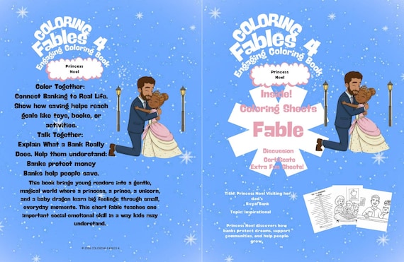 Princess Noel Visiting her dad’s Royal Bank by Coloring Fables 4