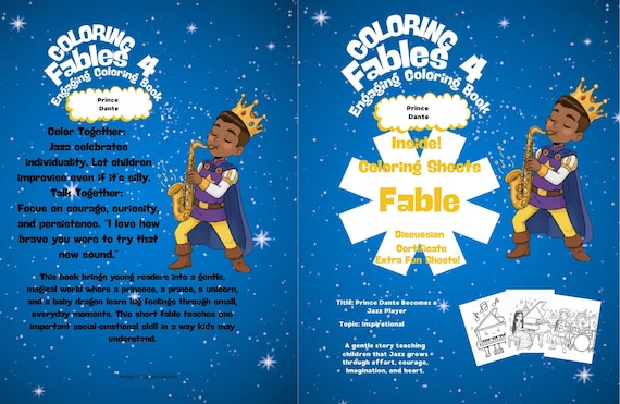 Prince Dante Becomes a Jazz Player by Coloring Fables 4