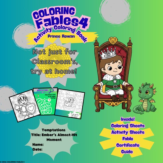 Ember’s Almost‑Hit Moment by Coloring Fables 4