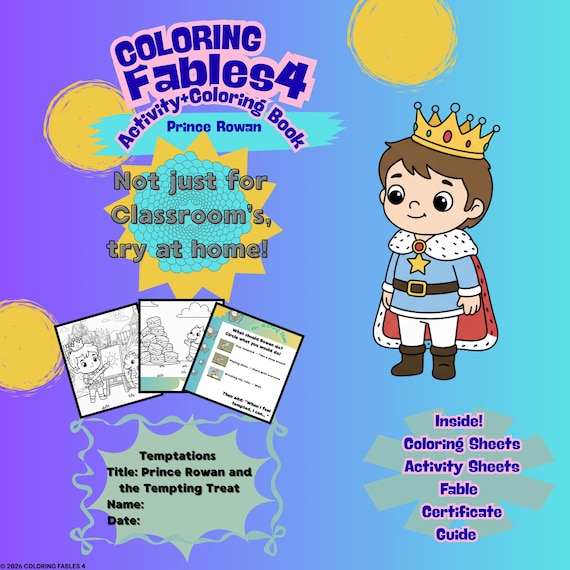 Prince Rowan and the Tempting Treat by Coloring Fables 4