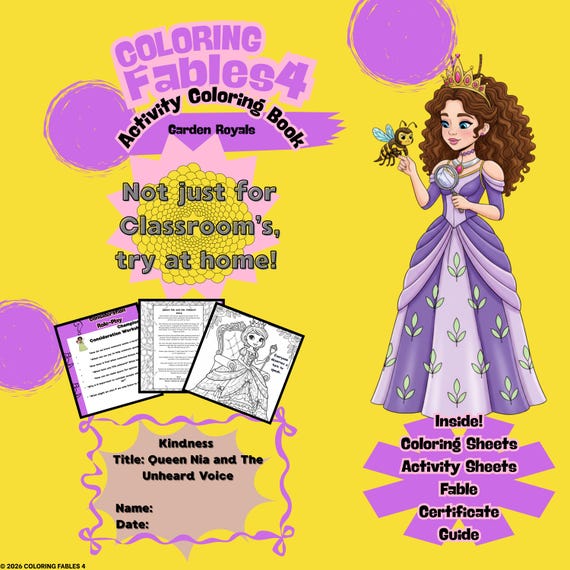 Queen Nia and The Unheard Voice by Coloring Fables 4