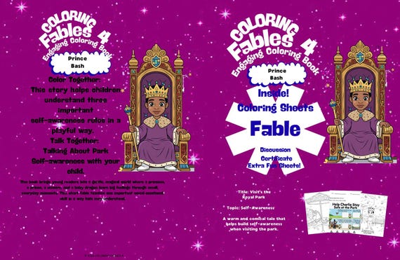 Prince Bash Visit's the Royal Park by Coloring Fables 4