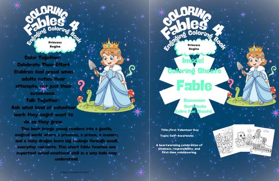 Princess Regina’s First Volunteer Day by Coloring Fables 4