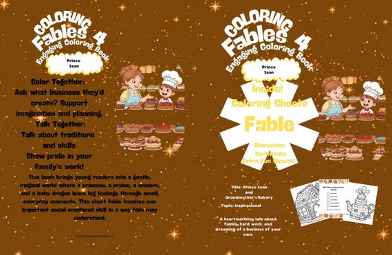 Prince Sean and Grandmother’s Bakery by Coloring Fables 4