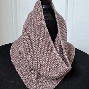 Everyday Occasion Cowl Knitting Pattern – Beginner Seed Stitch Cowl (PDF Download) image 3