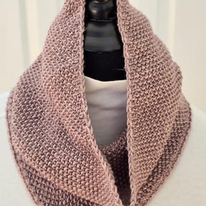 Everyday Occasion Cowl Knitting Pattern – Beginner Seed Stitch Cowl (PDF Download) image 6